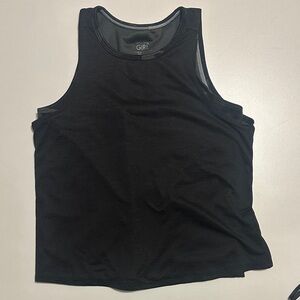 Athleta Girl Classic Black/Camo Tank Top